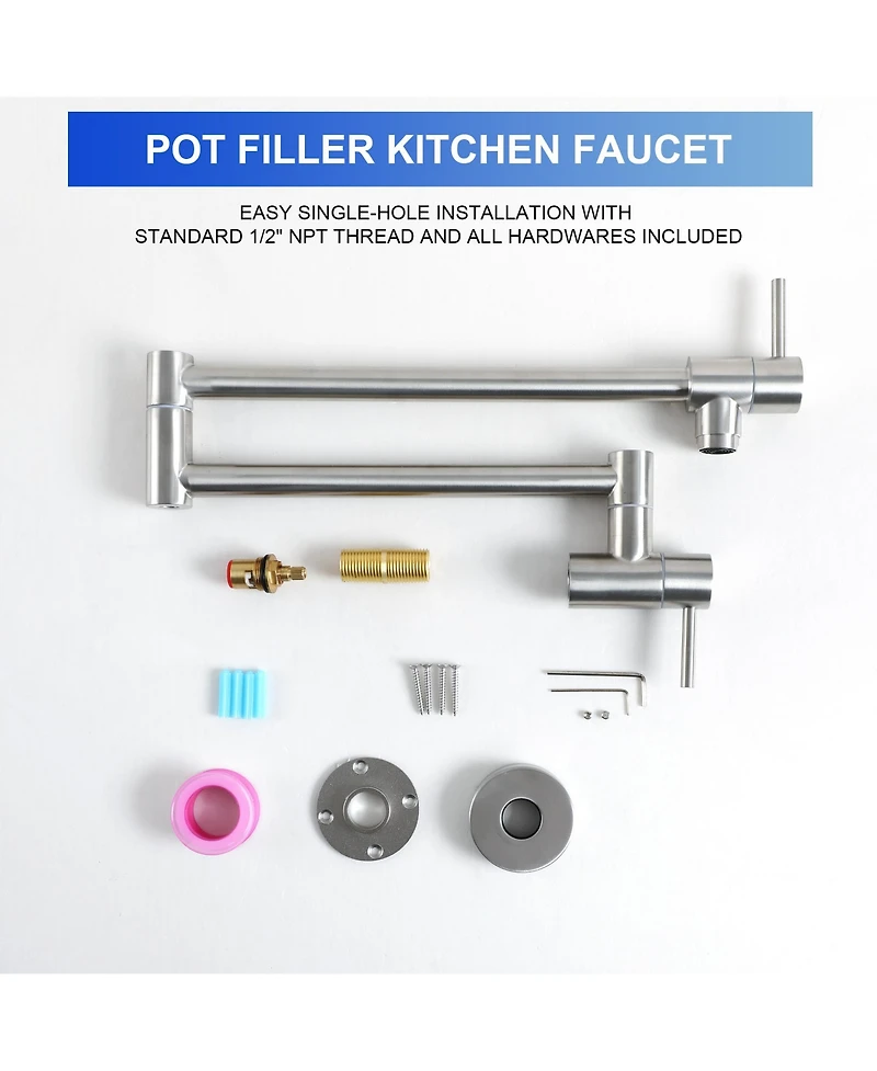 Phying Pot Filler Faucet