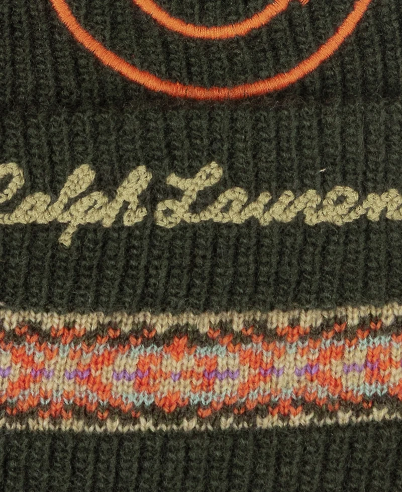 Polo Ralph Lauren Men's Taslan Patch Beanie Hat