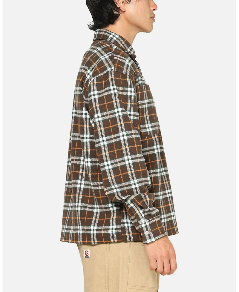 Carre Men's Workwear Long Sleeve Button Up Shirt