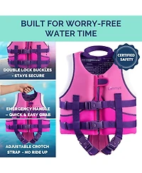Limmys Swim Vest for Toddlers and Kids - Ce-Certified Foam Panel Swimming Aid, Award-Winning Design, Ykk Zip, Soft Neoprene Comfort
