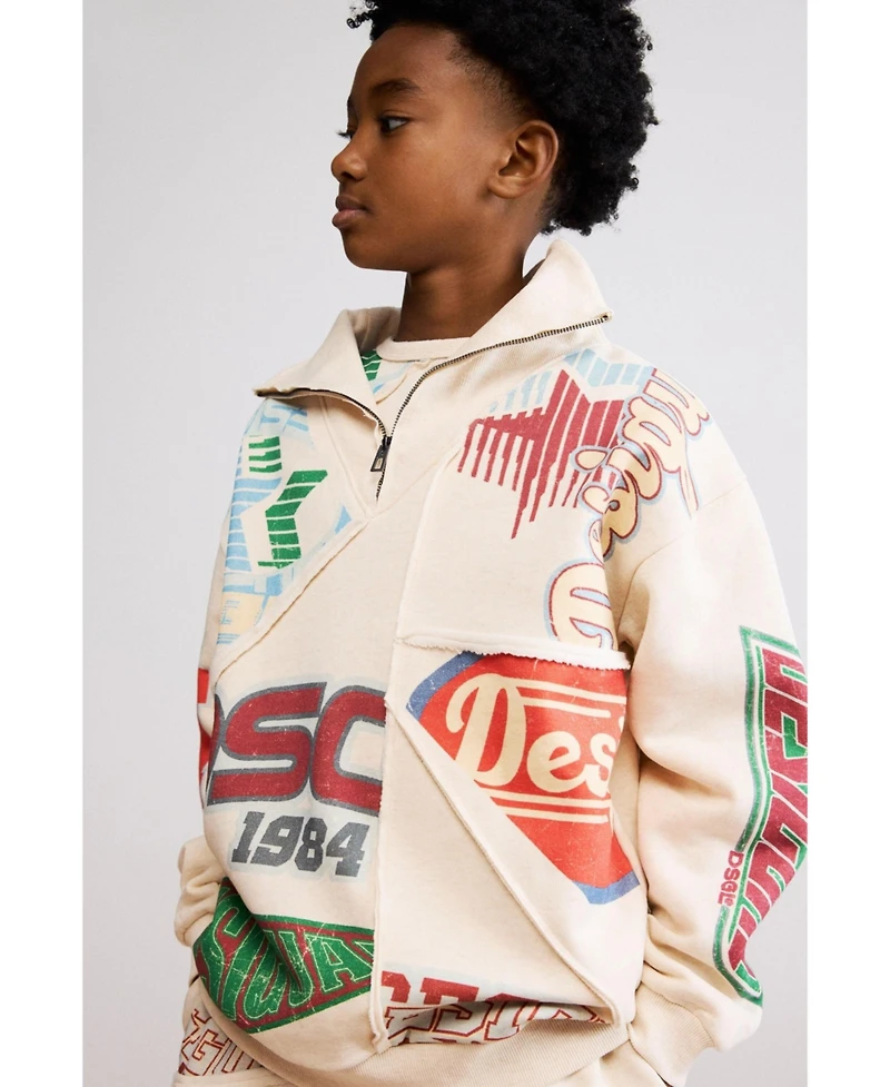 Desigual Little & Big Boy's (3 - 14) Printed sweatshirt with zipper
