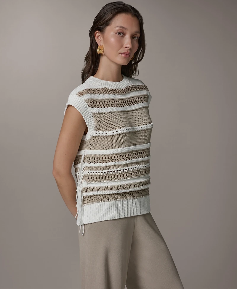 Donna Karan Weekend Women's Sleeveless Crewneck Sweater