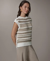Donna Karan Weekend Women's Sleeveless Crewneck Sweater