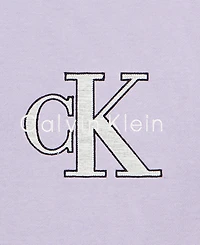 Calvin Klein Girls' 7-16 Logo Long-Sleeve Sweatshirt