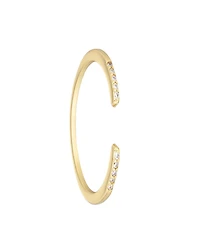 Adornia Gold Cubic Zirconia Open Band Ring