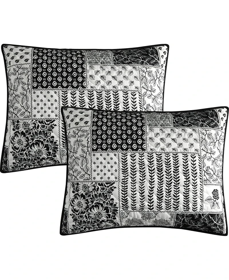 Stratford Park Kane Floral 3-Piece Quilt Set, Queen