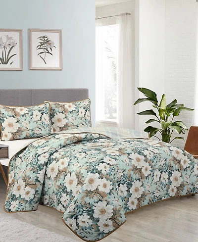 Stratford Park Rosa Floral 3-Piece Quilt Set