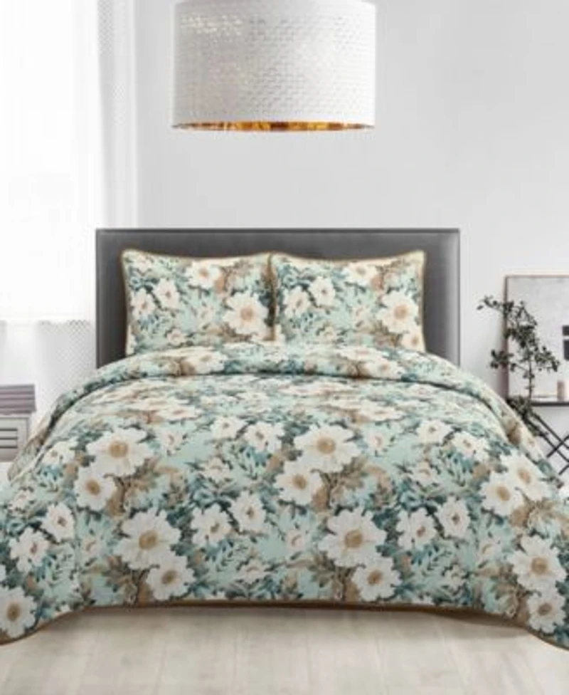 Stratford Park Rosa Floral 3 Piece Quilt Sets