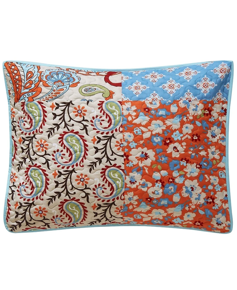 Stratford Park Gabby Paisley Patchwork 3-Piece Quilt Set, Queen