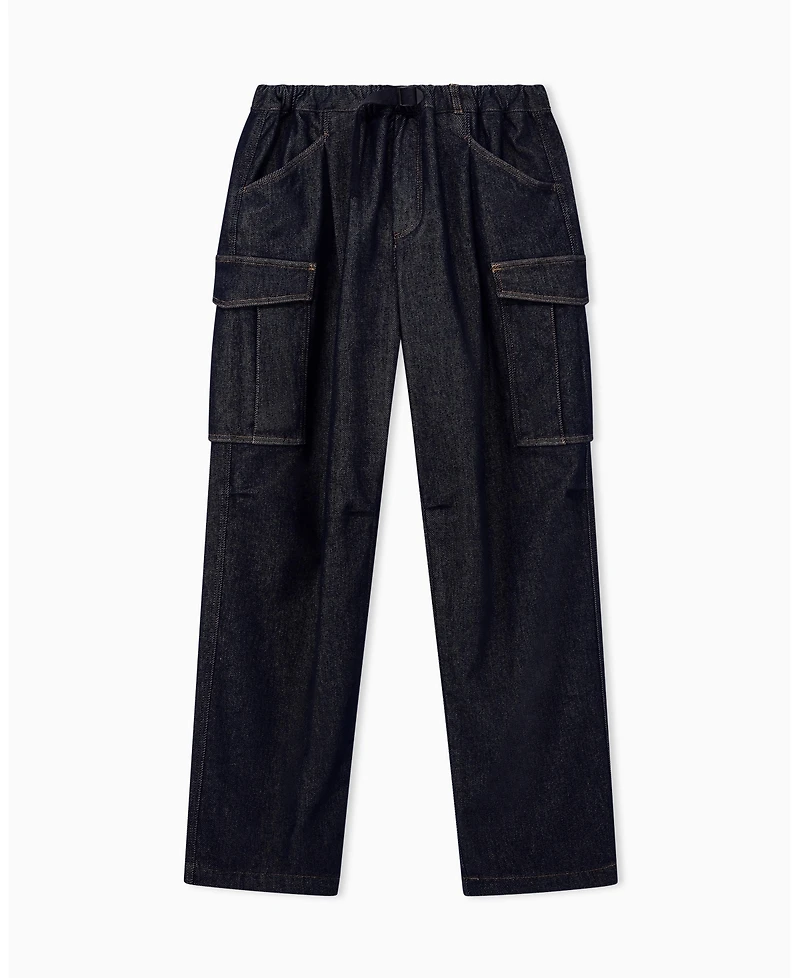 A|X Armani Exchange Men's Stretch Cotton Cargo Denim