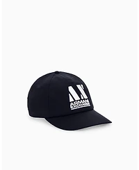 A|X Armani Exchange Men's Flocked Logo Cap