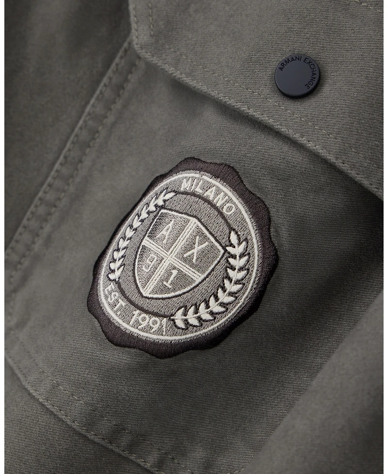 A|X Armani Exchange Men's Crossover Hooded Jacket