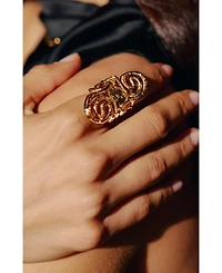 Retro Chic Eternal Spiral Ring