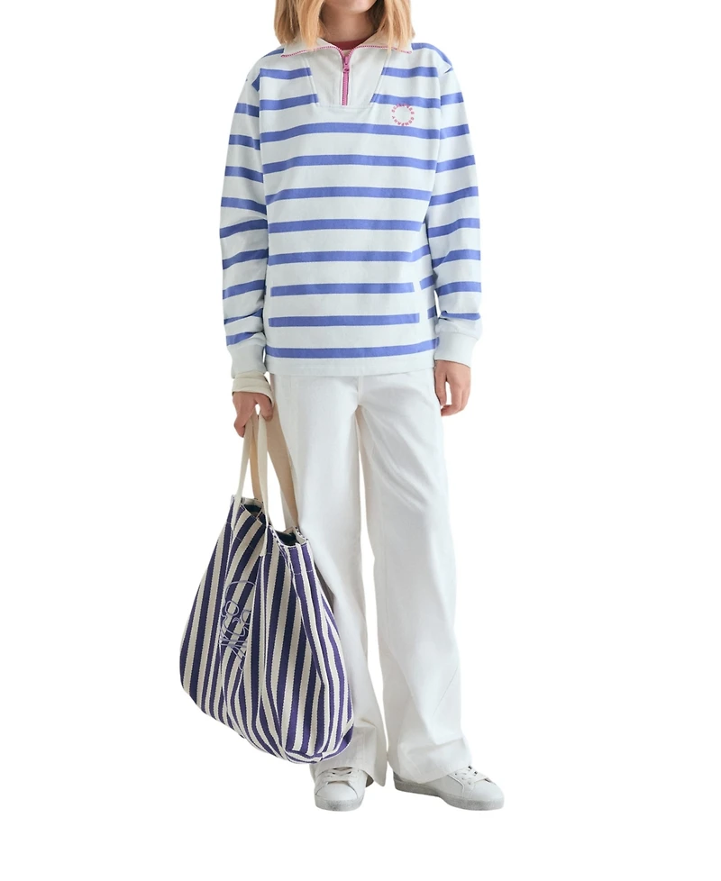 Scalpers Big Girls 4-16 Striped Turtleneck Sweatshirt