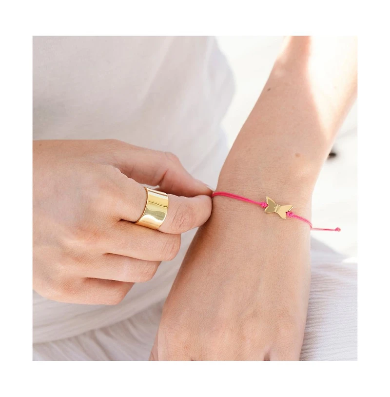 Mantra Hope and Rebirth Butterfly Bracelet