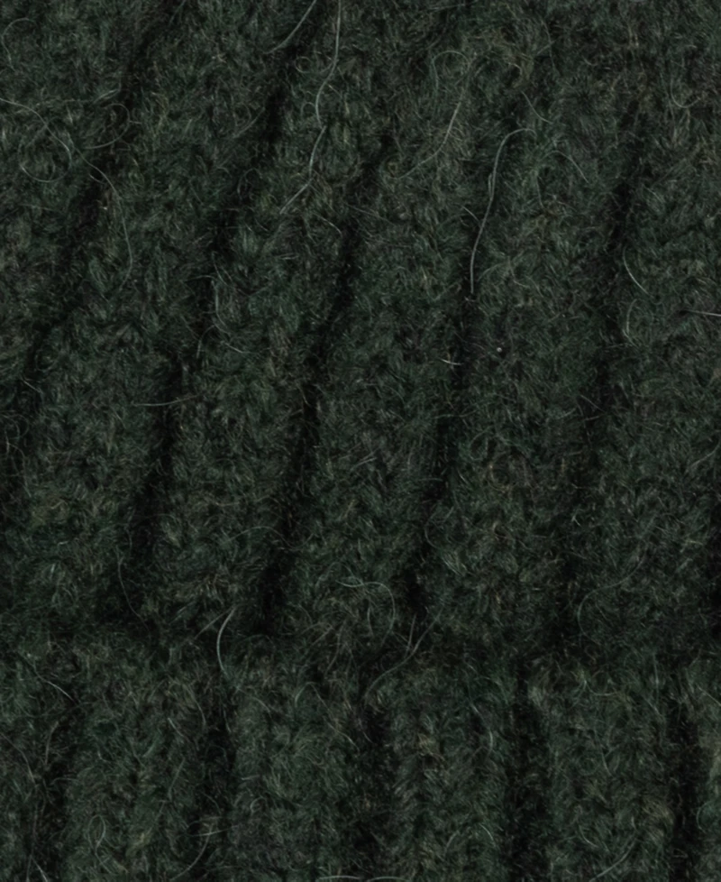 Lauren Ralph Lauren Crystal Patch Rib Knit Hat
