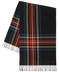 Lauren Ralph Exploded Plaid Merino Scarf