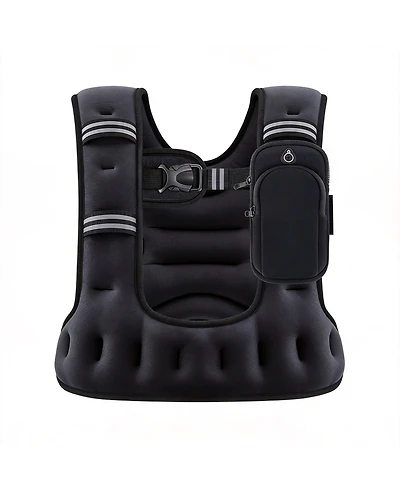 Aofar Weighted Vest U-Shaped Running Workout Arm Pocket Mesh Pouch Sgs