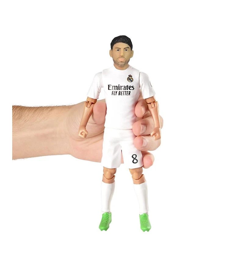Banbo Toys Sockers Real Madrid Federico Valverde 8" Collectible Soccer Action Figure