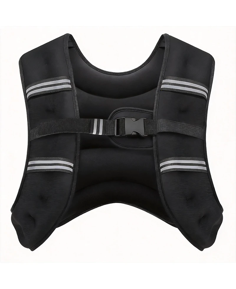 Aofar Weighted Vest Adjustable Straps Reflective Strength Training