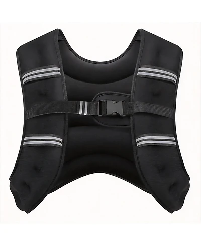 Aofar Weighted Vest Adjustable Straps Reflective Strength Training
