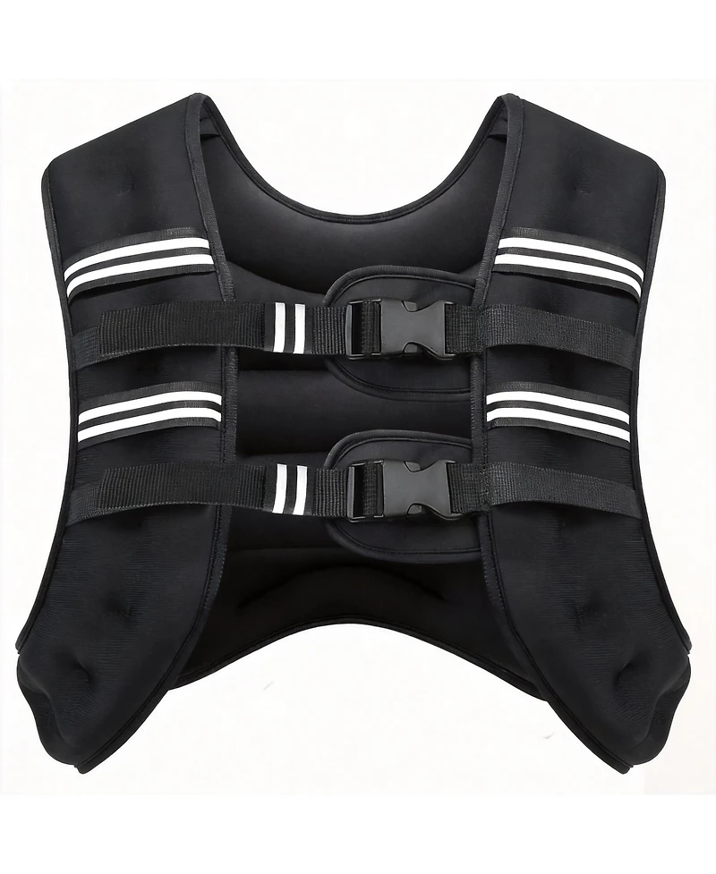 Aofar Weighted Vest Adjustable Straps Reflective Strength Training