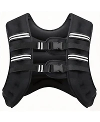 Aofar Weighted Vest Adjustable Straps Reflective Strength Training