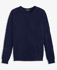 Charter Club Women's Cable-Knit Crewneck 100% Cashmere Sweater, Macy's Exclusive