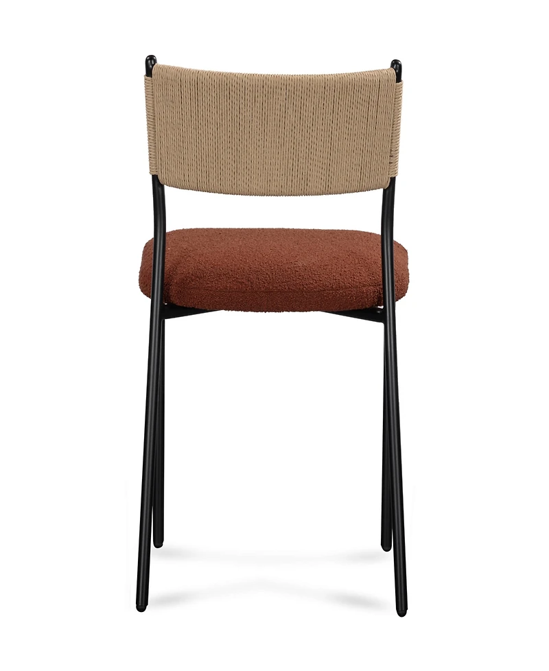 Tov Furniture Celine 2-Piece Performance Boucle Dining Chair Set