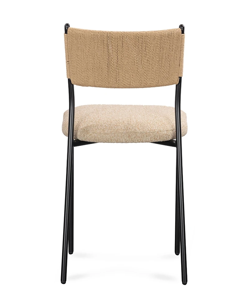 Tov Furniture Celine 2-Piece Performance Speckled Boucle Dining Chair