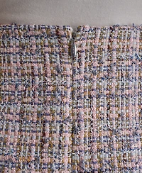 Bcbg Women's Metallic Accent Tweed Mini Skirt