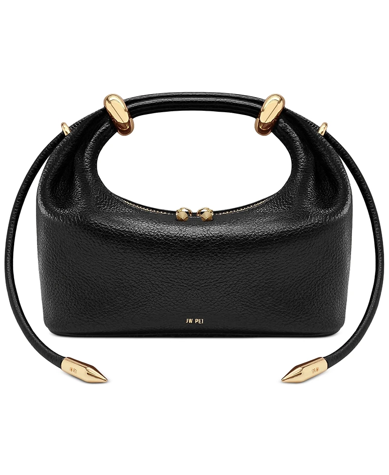 Jw Pei Ellie Metal Ring Embellished Top Handle Mini Satchel Handbag