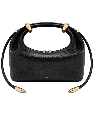 Jw Pei Ellie Metal Ring Embellished Top Handle Mini Satchel Handbag