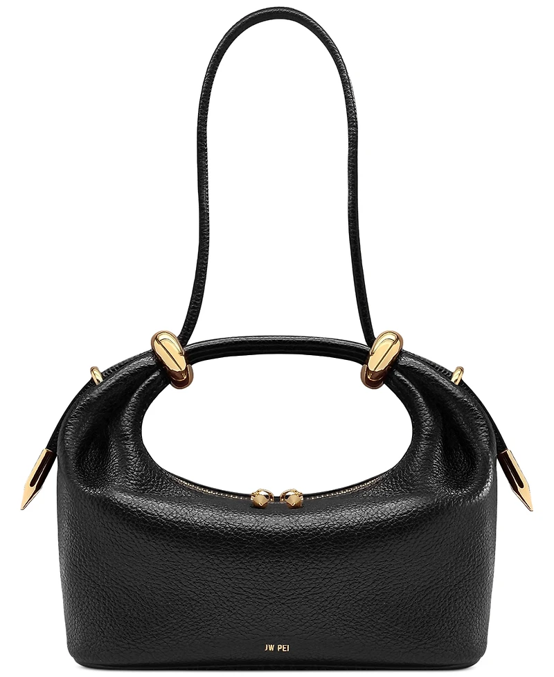 Jw Pei Ellie Metal Ring Embellished Top Handle Mini Satchel Handbag