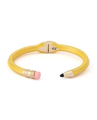Betsey Johnson Yellow Best In Class Classic Pencil Bangle Bracelet