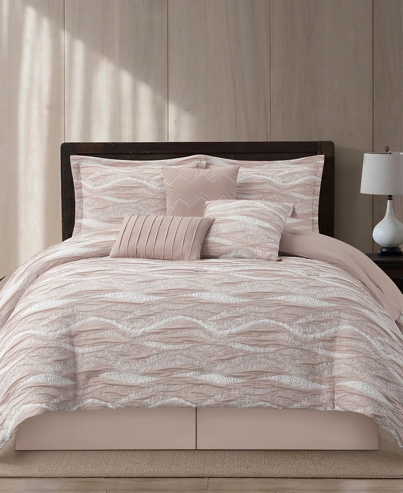 Stratford Park Asava Geometric 7-Piece Comforter Set
