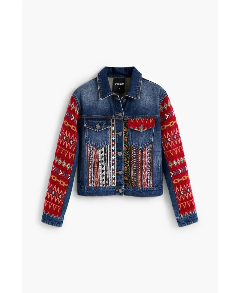 Desigual Women's Ethnic denim jacket