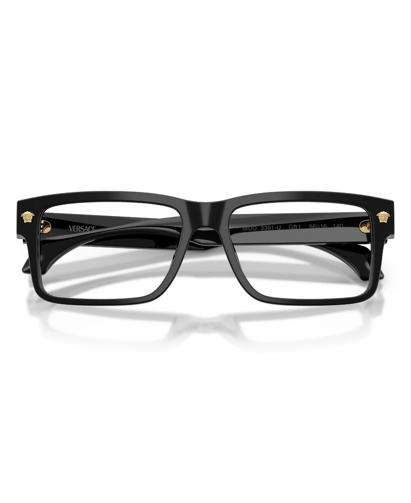 Versace Men's Rectangle Eyeglasses