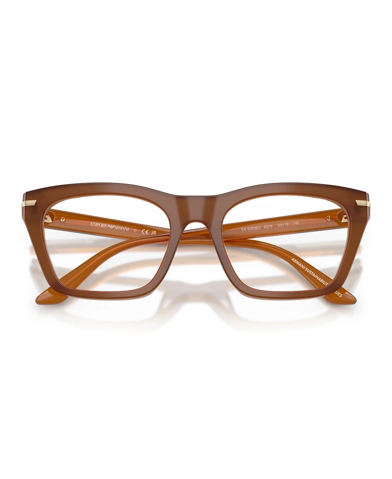 Emporio Armani Women's Cat Eye Eyeglasses, EA3283BU