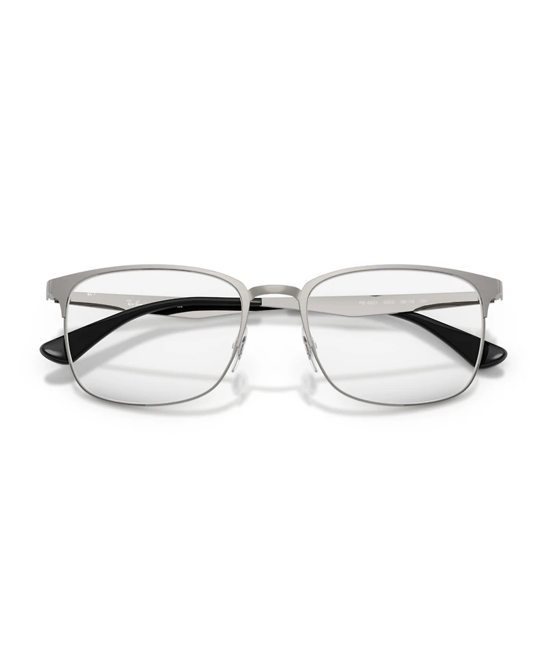 Ray-Ban Unisex Square Eyeglasses, RB6421