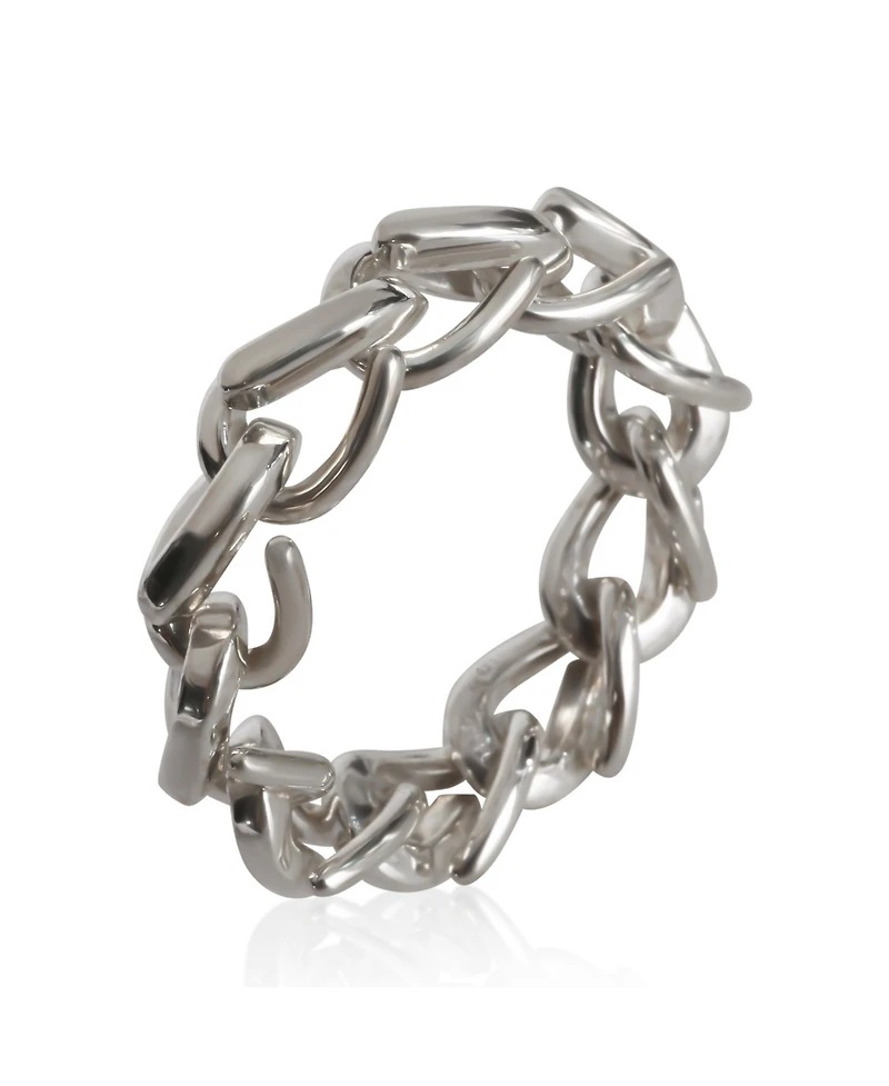 Pre-Owned Tiffany & Co Sterling Silver Forged Link Ring