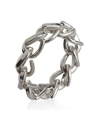 Pre-Owned Tiffany & Co Sterling Silver Forged Link Ring