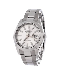 Pre-Owned Rolex Oyster Perpetual Datejust Ii Automatic Watch in Stainless Steel 41mm