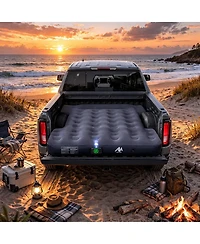 Ayamaya Truck Bed Air Mattress 5.8FT with Rechargeable Pump, Inflatable Pickup Mattress for Full-Size Truck Beds