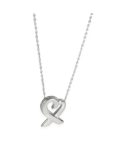 Pre-Owned Tiffany & Co Sterling Silver Paloma Picasso Loving Heart Pendant