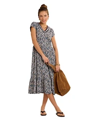 Brakeburn Women's Lucia Tiered Midi Dress