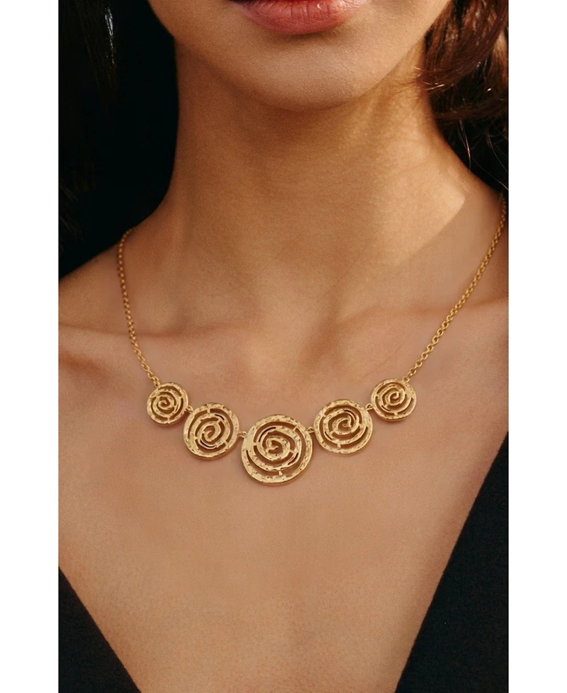 Retro Chic Eternal Spiral Small Necklace