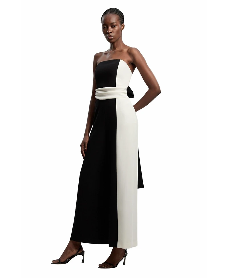 Karen Millen Women's Soft Tailored Bandeau Jumpsuit