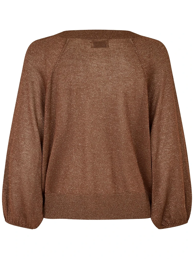 Masai Copenhagen Women's Malakker Balloon Sleeve Knit Cardigan