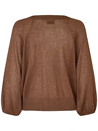 Masai Copenhagen Women's Malakker Balloon Sleeve Knit Cardigan